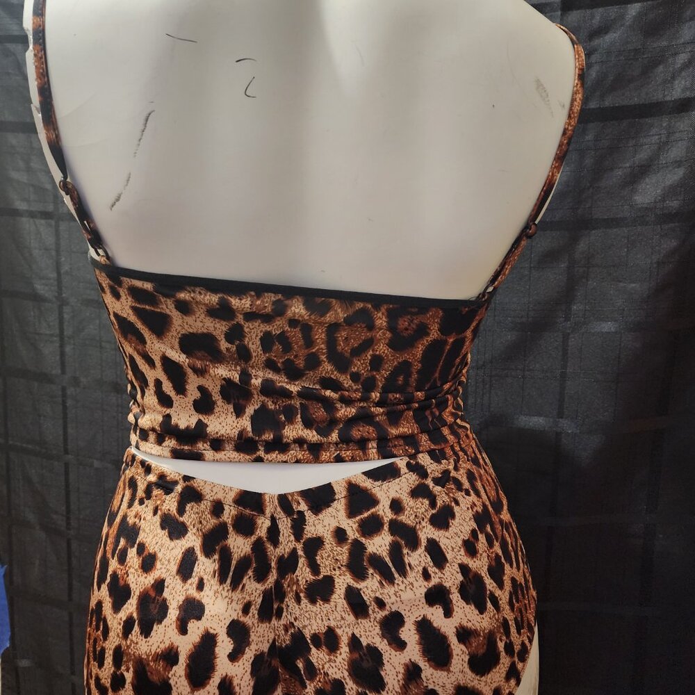 Leopard print Intimates Set - Picture 2 of 2